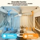 thumbnail image 4 of Vagizm Ventilador de Techo Empotrado de 42 Pulgadas con Luz - Ventilador de Techo Moderno de 3 Aspas para Sala de Estar y Recámara - Motor CC Silencioso - Función Reversible - Tono Madera Clara, 4 of 7
