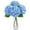 light blue, variant on 4pcs Real Touch Hydrangea Artificial Flowers, Full Latex Fake Artificial Flowers for Table Centerpiece, Faux Floral Arrangements for Wedding Table Party Home Decor