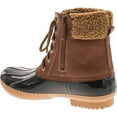 thumbnail image 3 of NATURE BREEZE DUCK-02 Women Stitching Lace Up Side Zip Waterproof Insulated Boot, Tan, 5.5, 3 of 4