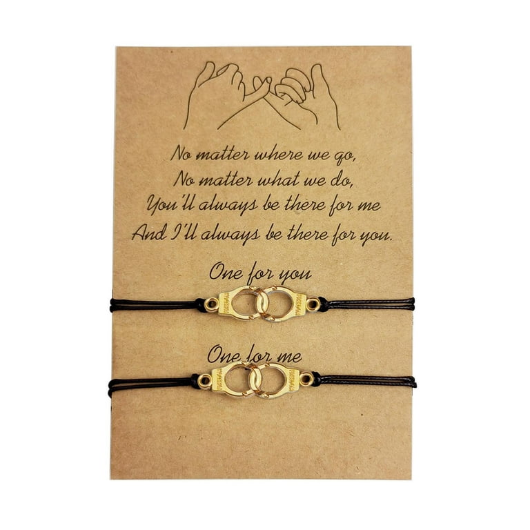 Kiplyki Wholesale Friendship Couples Bracelet Cord Relationship Gift For  Him Her Girlfriend Boyfriend Sisters 