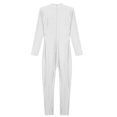 thumbnail image 6 of vastwit Men's Stretchy Full Body Leotard Spandex Zentai Unitard Gymnastics Jumpsuit Sportswear White 2X-Large, 6 of 7