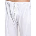thumbnail image 3 of eloria Men's Traditional White Regular Kurta with Salwar, 3 of 7