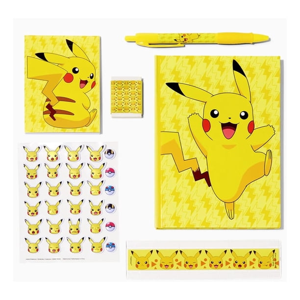 Set de papelería con diseños innovadores Pokémon Pikachu