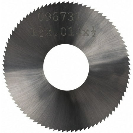 

Made in USA 1-1/2 Diam x 0.014 Blade Thickness 1/2 Arbor Hole Diam 110 Teeth Solid Carbide Jeweler s Saw Uncoated
