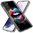 thumbnail image 2 of MUNDAZE Samsung Galaxy Note 10 Shockproof Clear Hybrid Protective Phone Case Colorful Lip Graffiti Painting Art Cover, 2 of 5