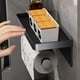 thumbnail image 3 of Soporte para papel de cocina Advancent de acero inoxidable estantes organizadores de condimentos color blanco, 3 of 6