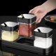 thumbnail image 5 of Contenedor de especias para tarros de condimento con tapas y cucharas de acero inoxidable Afortunado Sencillez, 5 of 5