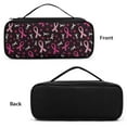 thumbnail image 6 of Jiueut Breast Cancer Stethoscope Storage Bag Nurse Pink Ribbon Stethoscope Case Nursing Stethoscope Bag for Nurses Nurse Accessories for Work Stethoscope Bag Soft for Doctor, 6 of 7