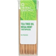 DESERT ESSENCE: Tea Tree Oil Mega Mint Toothpicks, 1 ea