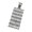 White Gold, variant on .925 Silver Baguette CZ Bling Bling Dog Tag Pendant