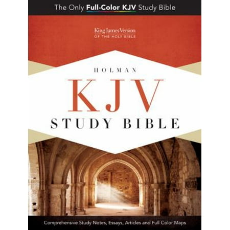 Holman KJV Study Bible: King James Version, Mantova Black, Leathertouch