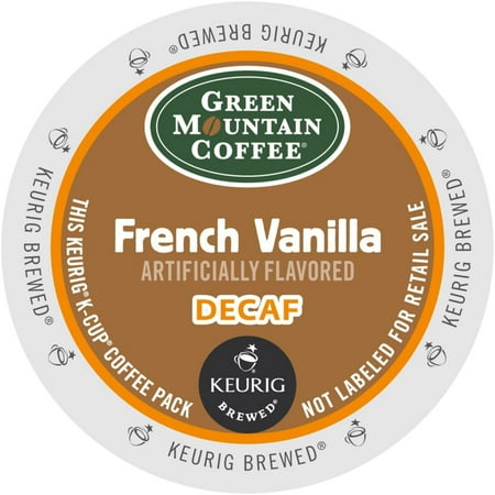 Green Mountain French Vanilla Decaf Coffee, K-Cup Portion Pack for Keurig Brewers