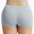 thumbnail image 6 of Prolriy Cotton Underwear for Women, Womens Boyshorts Underwear Full Coverage Soft Stretch Shorts for Women, Womens Underwear Panties for Women Grey2 XXXXL, 6 of 6
