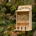 Navaris Nut Bar Squirrel Feeder Funny Squirrel Feeder for Outside