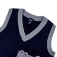 thumbnail image 3 of JiAmy Kids Pullover V-Neck Knitted Vest Boys Sleeveless Sweater Vest Cotton Jumper Tops Cute Cartoon Knitwear Sweatshirt, 3 of 7