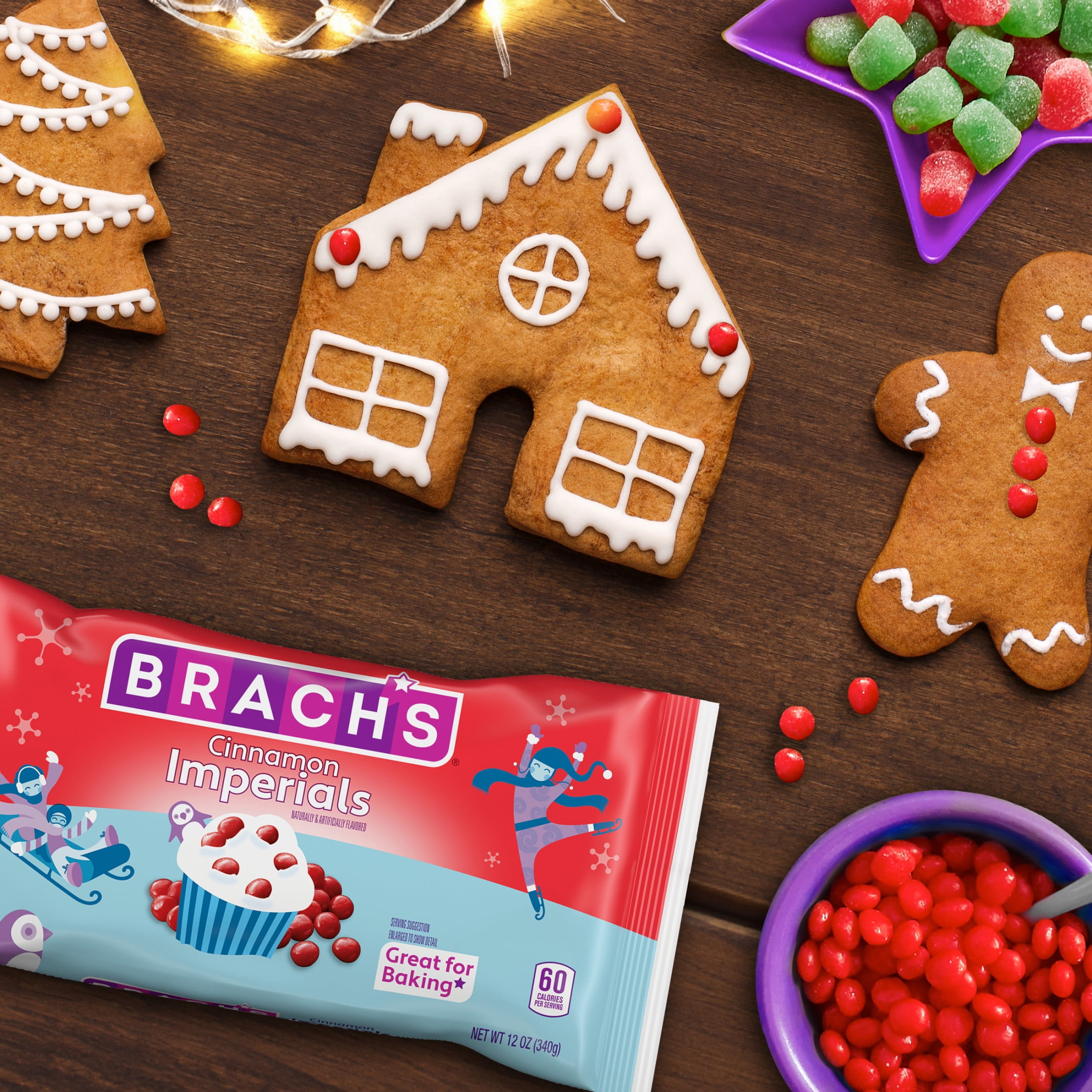 (3 pack) Brach's Cinnamon Imperials Baking Candy, 12 oz