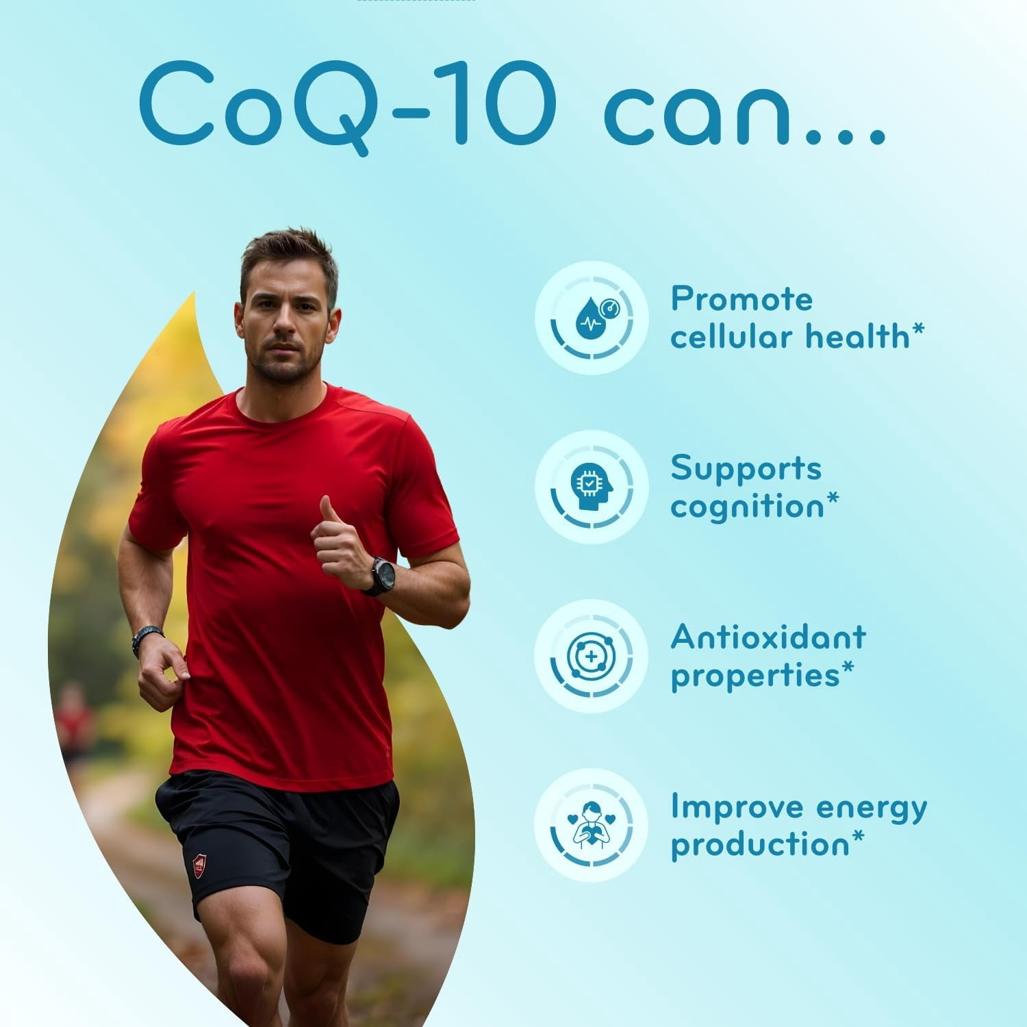 Clear Formulas CoQ10 200mg 200 Capsules with BioPerine - Quick Absorption Non-GMO