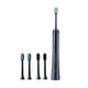 thumbnail image 2 of Cepillos de dientes eléctricos de cerdas suaves, recargables, juego de dos, 6 modos de limpieza y 5 cepillos de repuesto., 2 of 4
