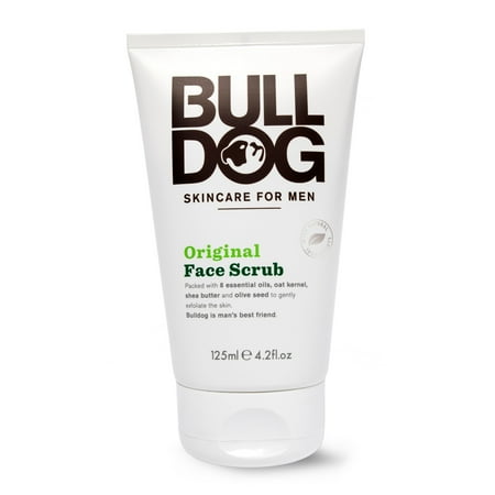 Bulldog Skincare for Men Original Face Scrub, 4.2 oz, No Artificial Colors, Unscented