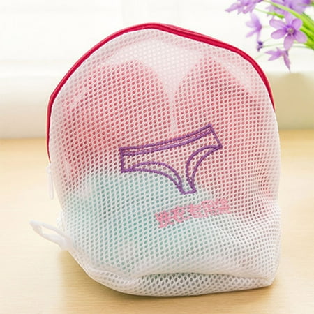 

Protecting Mesh Bag Laundry Basket Sock Underwear Washing Lingerie Wash Thickened Double Layer Zippered Mesh Laundry Bag CHMORA