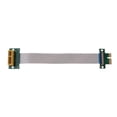 thumbnail image 2 of TISHITA PCI-E 1X Riser Card Extender Flexible Ribbon Cable Converter 36Pin Right Angle, 2 of 8