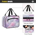 thumbnail image 4 of Travel Toiletry Bag with Metal Hook Large Capacity Cosmetic Bag Toiletry Bags for Travel, Gym, Camping Cute Pastel Watercolor Floral, 4 of 9