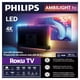 thumbnail image 5 of Pantalla Philips AMBILIGHT 55 Pulgadas 4K UHD LED Roku TV 55PUL7875/F8S, 5 of 8