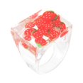 thumbnail image 2 of onlyliua para Interior/Exterior Moda para Damas Fruta Transparente Acrílico, 2 of 3