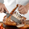 thumbnail image 3 of 2pcs Manual Bear Claws Barbecue Fork BBQ Meat Fork Tongs Pull Meat Handler Pork Clamp Roasting Fork BBQ Tools Grill Accessories [Energy Class A], 3 of 5
