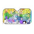 thumbnail image 6 of Battle For Dream Island Bfdi Car Windshield Sun Shade Auto Front Window Sunshade Cover Block Uv Rays Sun Visor Protector Car Accessories For Car Truck Suv Medium, 6 of 9