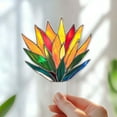 thumbnail image 3 of Cactus Stained Acrylic Sun Catchers Window Hangings, Succulent Plant Stained Glass Decor (No Pot), Home Garden Decoration, Gifts for Plant Lovers F, 3 of 9
