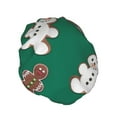 thumbnail image 2 of Balery Gingerbread Snowman Cookies Shower Caps, Double Layer Waterproof Shower Cap, Double Layers Reusable Shower Cap With Soft Comfortable For Long Thick Hair Soft Bath Shower Hair Caps, 2 of 9