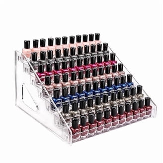 Pink Soft Rubber Nail Polish Holder - Anti-Spill Stand For Manicure & Nail Art