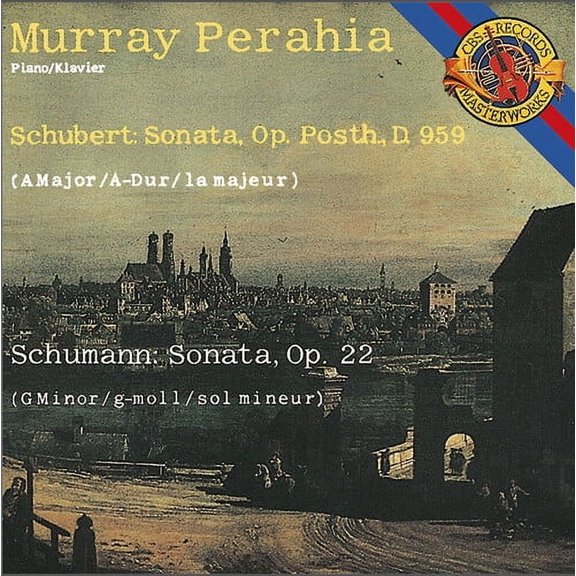 Murray Perahia - Sonata in a Major / Sonata in G Minor (Schumann) - Music & Performance - CD