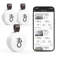 thumbnail image 1 of Bluetooth thermometer hygrometer, wireless thermohygrometer mini, with smart sensor app, data logger and export data for bedroom, baby room, wine cell, 1 of 5