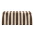 thumbnail image 2 of Awntech 8.375 ft Savannah Fixed Awning Acrylic Fabric, Brown/Tan Stripe, 2 of 2