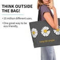 thumbnail image 2 of Kdxio Keep Life Simple Daisy Flower Casual Tote Bags Women Big Capacity Shoulder Bag for Women Travel Shoulder Bags Handbags, 2 of 8
