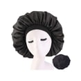 thumbnail image 4 of Gorro de ducha XianweiShao paquete de 3 impermeable rojo rosa negro, 4 of 5