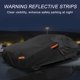 thumbnail image 5 of Funda de coche Unique Bargains 210D-PU Oxford, impermeable y a prueba de viento, protección solar con cremallera, negra para Kia Rio Sedan, 5 of 7