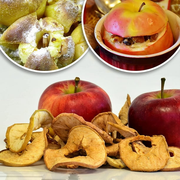 2x Vide-pommes en acier inoxydable - vide-pomme pratique avec boucle - coupe-noyau  pratique - enlève noyau (2 pièces - vide-pomme - argent) 