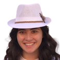 thumbnail image 2 of SILVERFEVER Fedora Hat with Feathers Gatsby Holiday Octoberfast Bavarian Alpine Trilby Dress Up Hats, 2 of 11