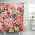 thumbnail image 1 of Cortina de Ducha ABPHQTO Rosa Victoriano Vintage 150x180 cm, 1 of 1