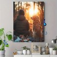 thumbnail image 4 of Qisvanset 12x16 Inch Framed Canvas Wall Art Hunter Dog Sunlit Forest Outdoor Wilderness Nature Wall Art, 4 of 8