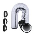 thumbnail image 2 of Reducción del calor de la manga de aislamiento de cubierta de la manguera con correas elásticas de aire acondicionado multifuncional envoltura de, 2 of 8