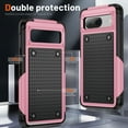 thumbnail image 5 of Nalacover Google Pixel 8 Case, Heavy Duty 3 in 1 Rugged Shockproof Rugged Silicone Hybrid Hard PC Soft TPU Bumper Camera Raised Drop Protective Girls Women Boy Men Phone Covers, Pink, 5 of 7