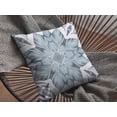 thumbnail image 4 of 26" Blue Floral Forest Indoor Outdoor Zippered Throw Pillow, 4 of 4