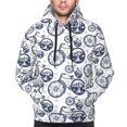thumbnail image 4 of Hoodies for Men - Bike Pattern Exotic Long Sleeve Comfrt Men'S Fashion Hoodies & Sweatshirts, Sweatshirts for Men Hoodies Pullover Clothing Clothes with Pouch, 4 of 7