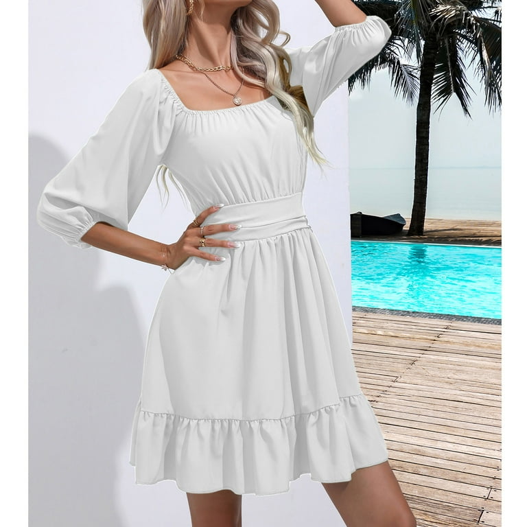 Herrnalise Summer Dresses for Women 2024 Trendy Square