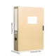 thumbnail image 3 of File Box Thickened Polypropylene Office Supplies Foldable A4 Retros-Style Document Box Plastic File Storage Box, 3 of 6