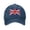 Navy Blue, variant on Washed Baseball Cap British Flag Britain English England Retro Adjustable Dad Hat Gift for Men Women Gray